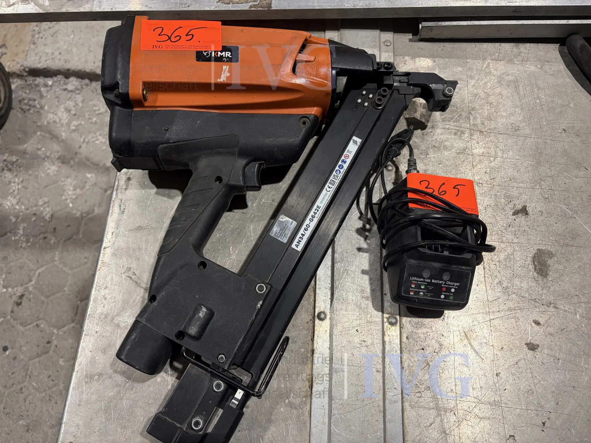 Akku-Gas-Nagler KMR